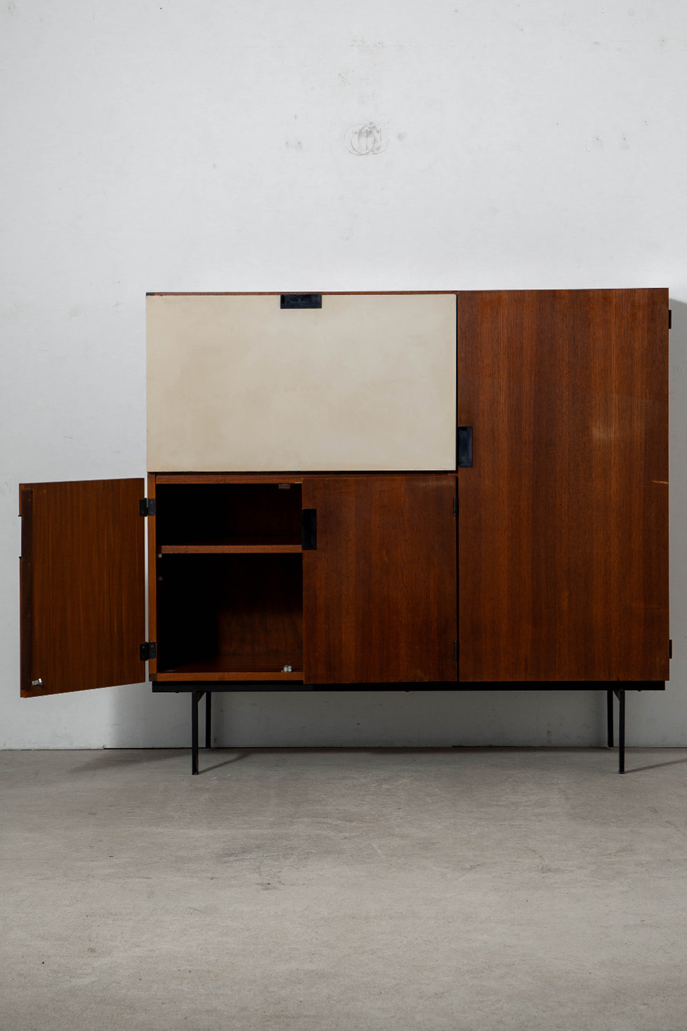 CU01 Cabinet By Cees Braakman for Pastoe in Teak and Steel