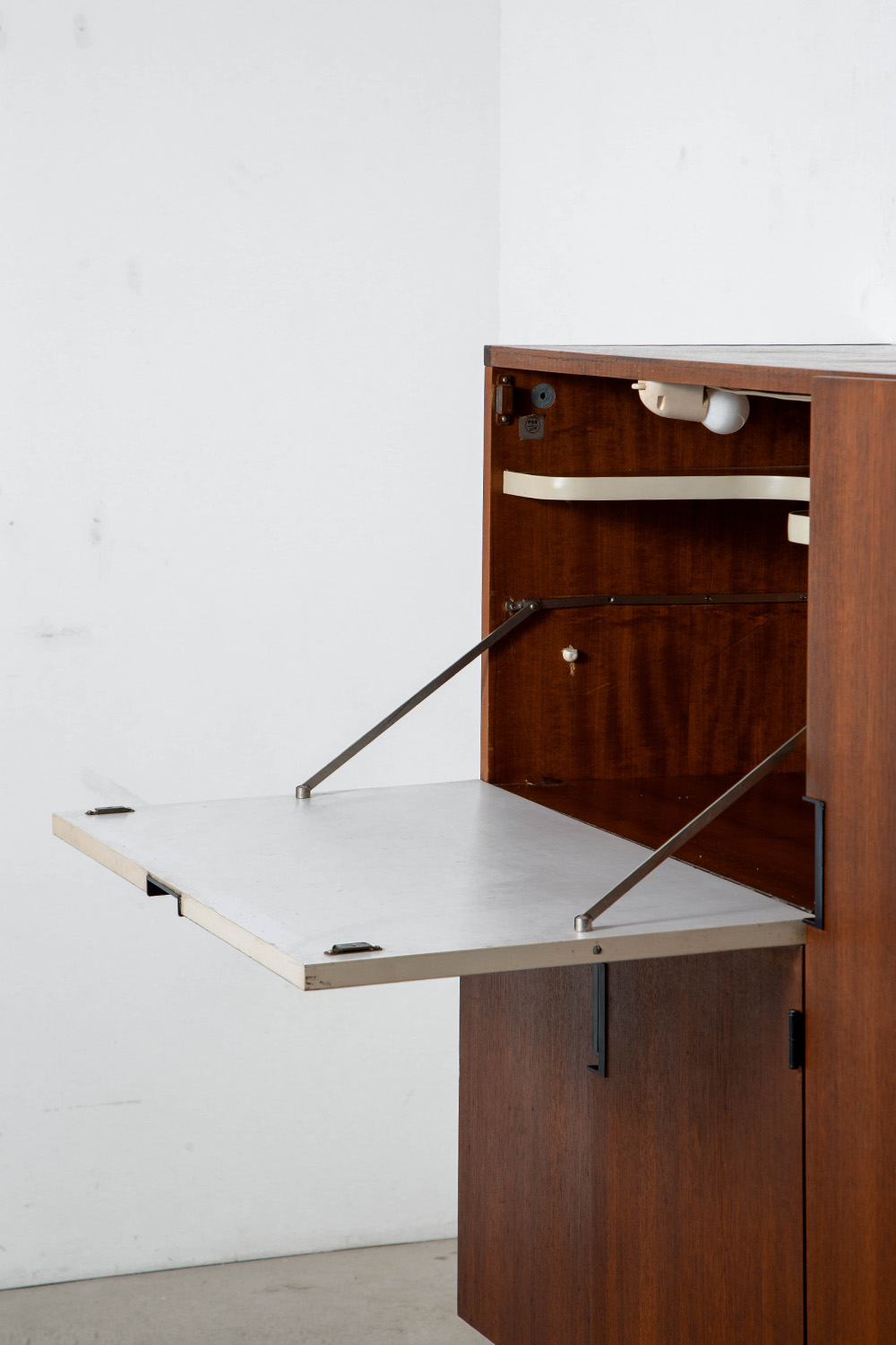 CU01 Cabinet By Cees Braakman for Pastoe in Teak and Steel